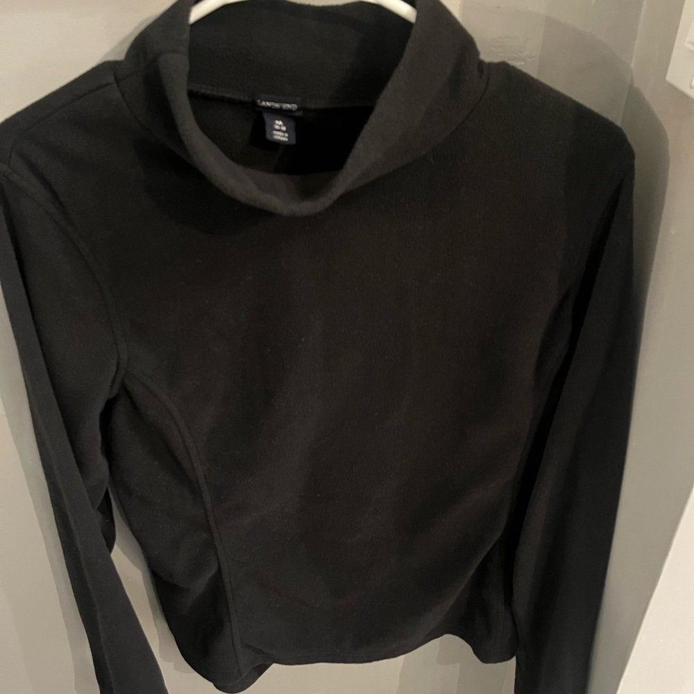 Lands End fleece turtleneck